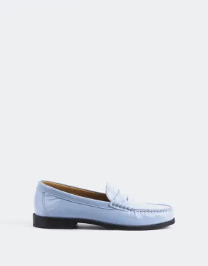 Lettine Light Blue Naplack Leather