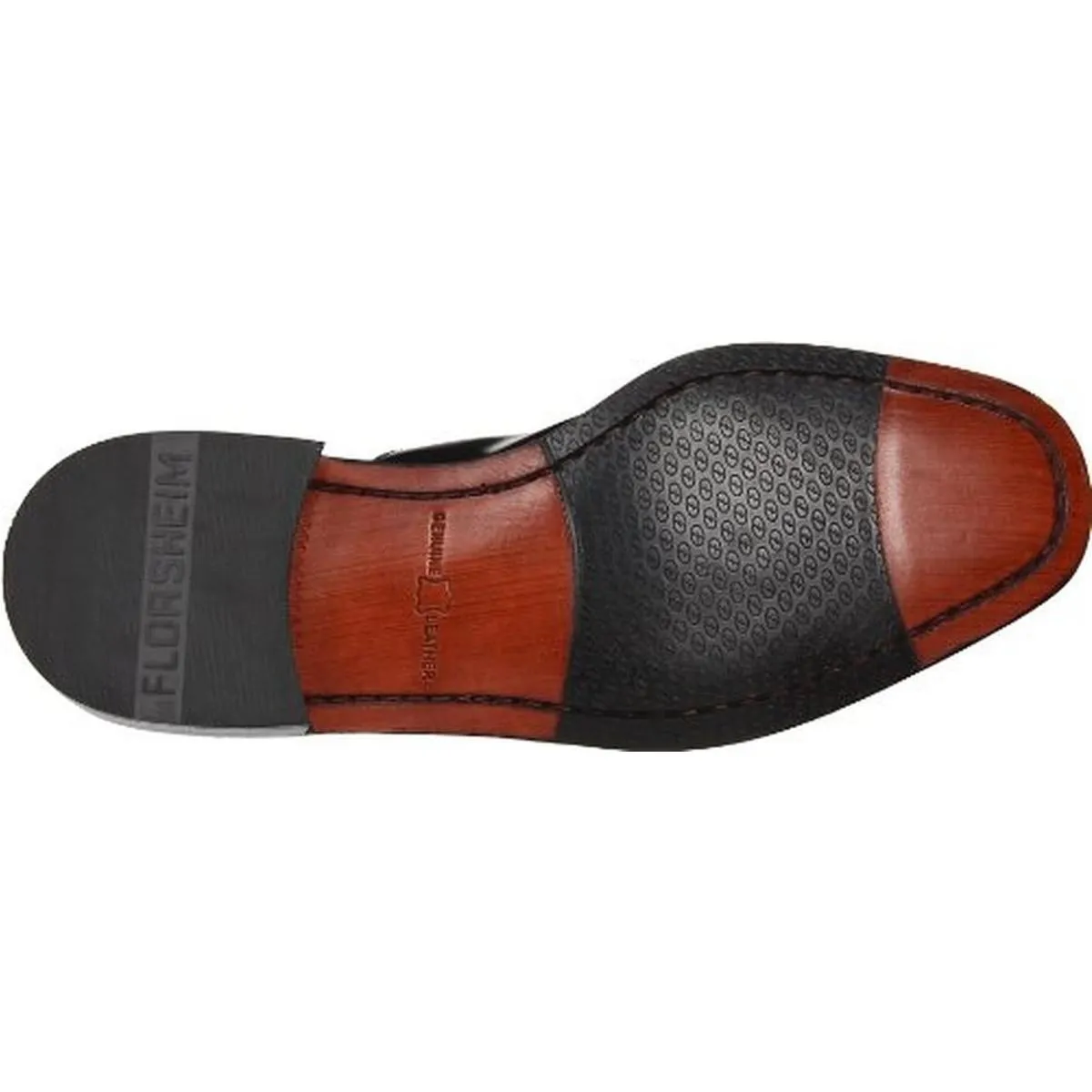 Lexington Mens Leather Toe Cap Oxfords