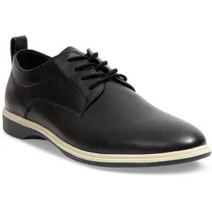 Lisbon Mens Lace-Up Faux Leather Oxfords