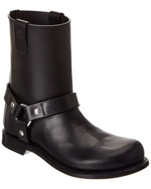Loewe Campo Leather Biker Boot