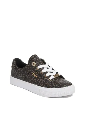 Look At Faux Leather Low-Top Sneakers Hey Dude Shoes