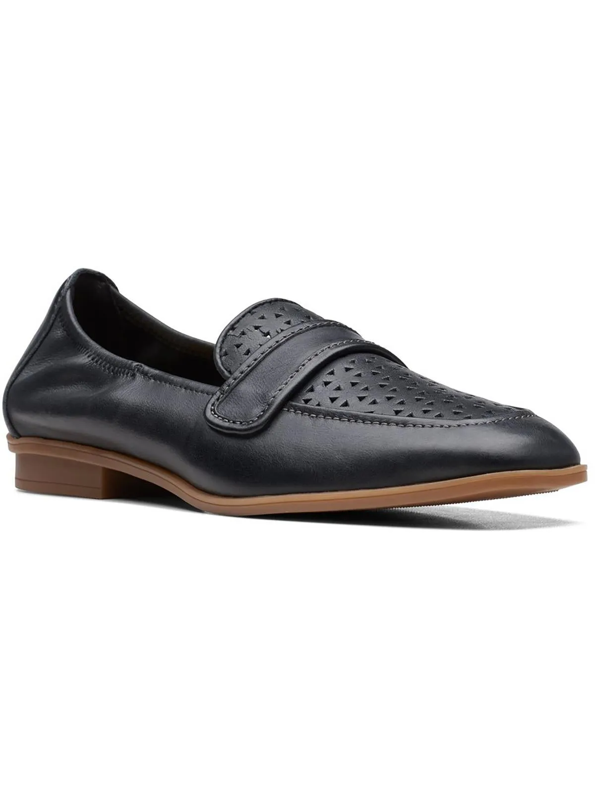 Lyrical Way Womens Leather Slip-On Loafers