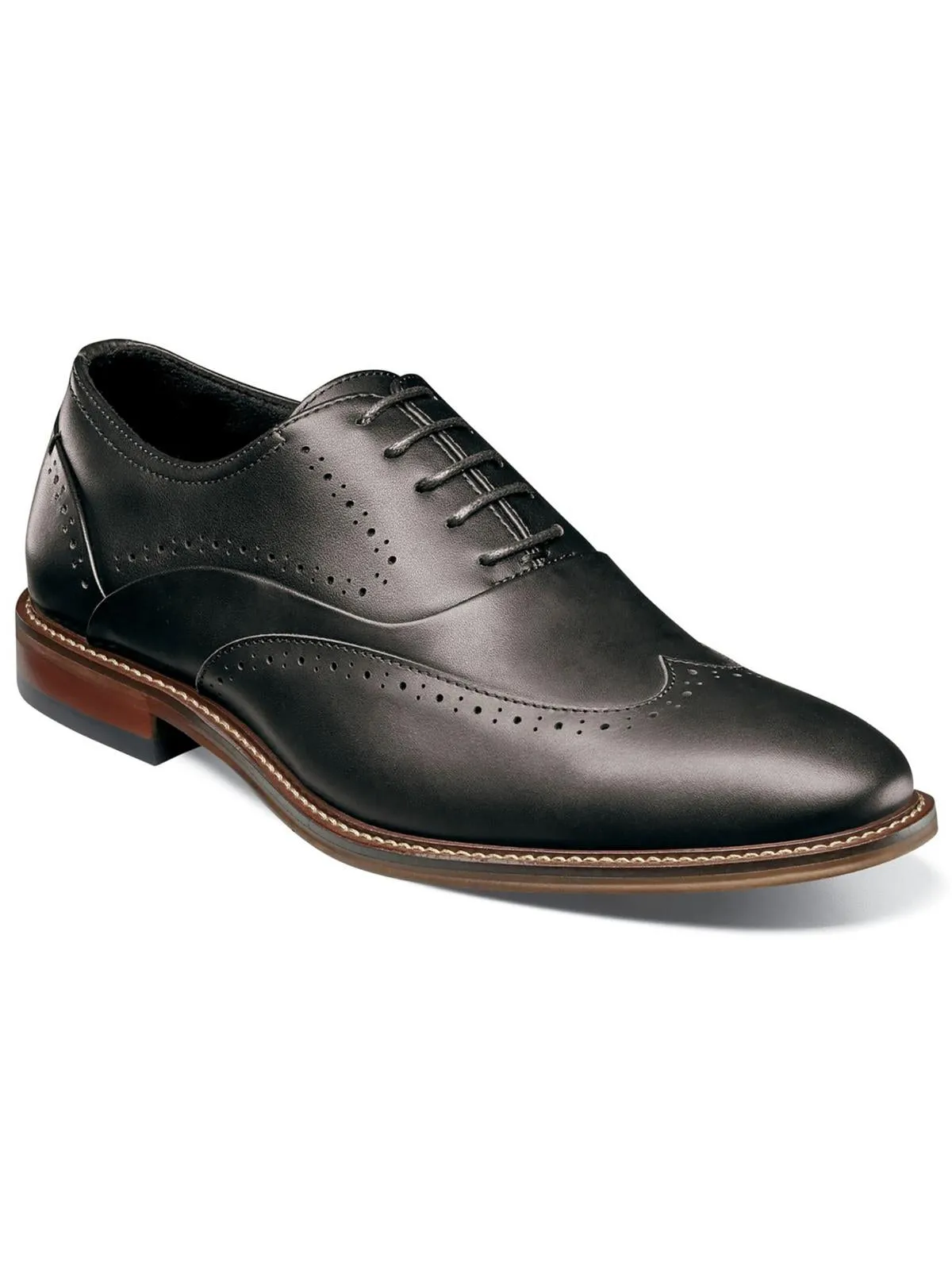 MacArthur Mens Leather Wingtip Oxfords