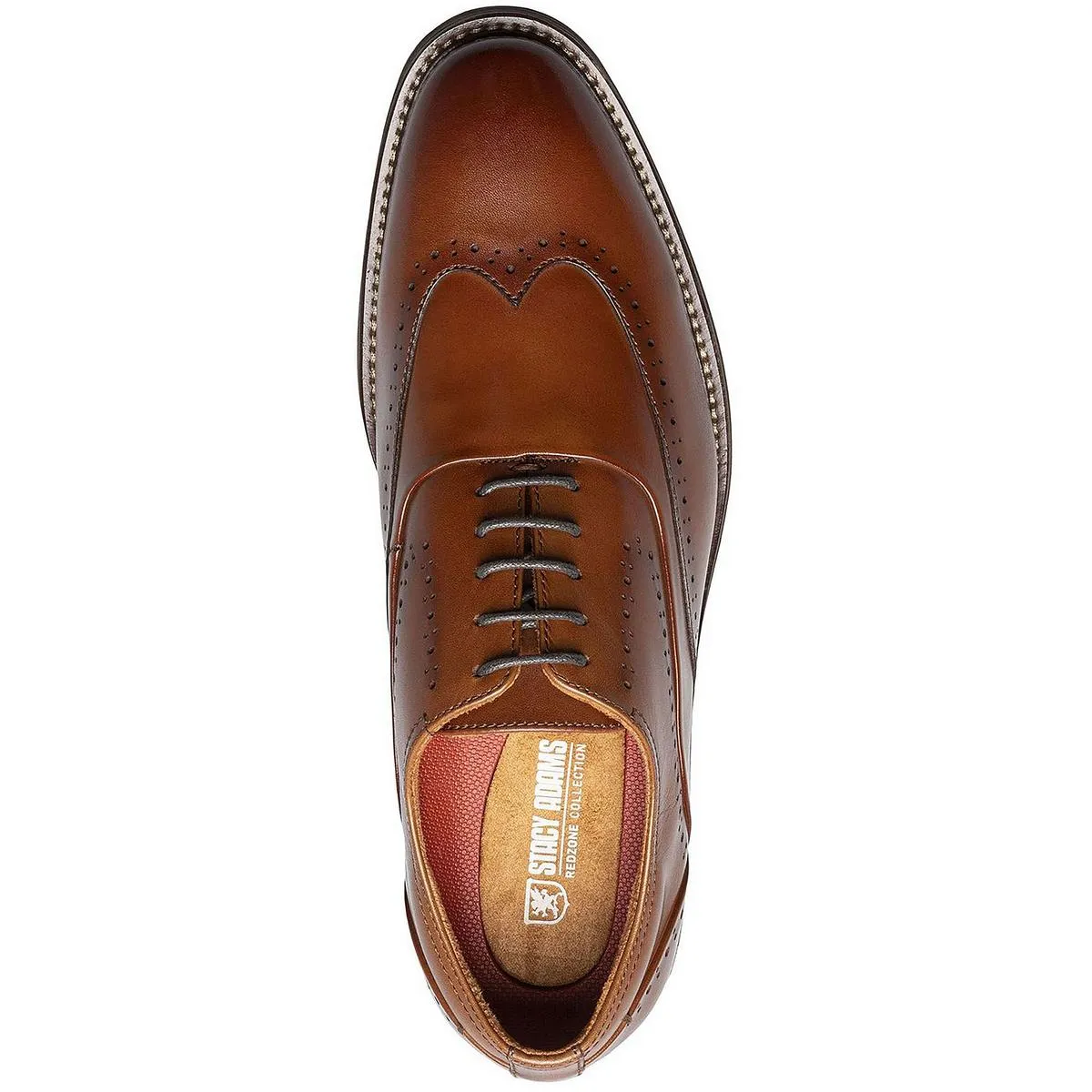 MacArthur Mens Leather Wingtip Oxfords