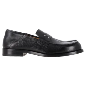 Maison Margiela 4-Stitch Loafers in Black Leather