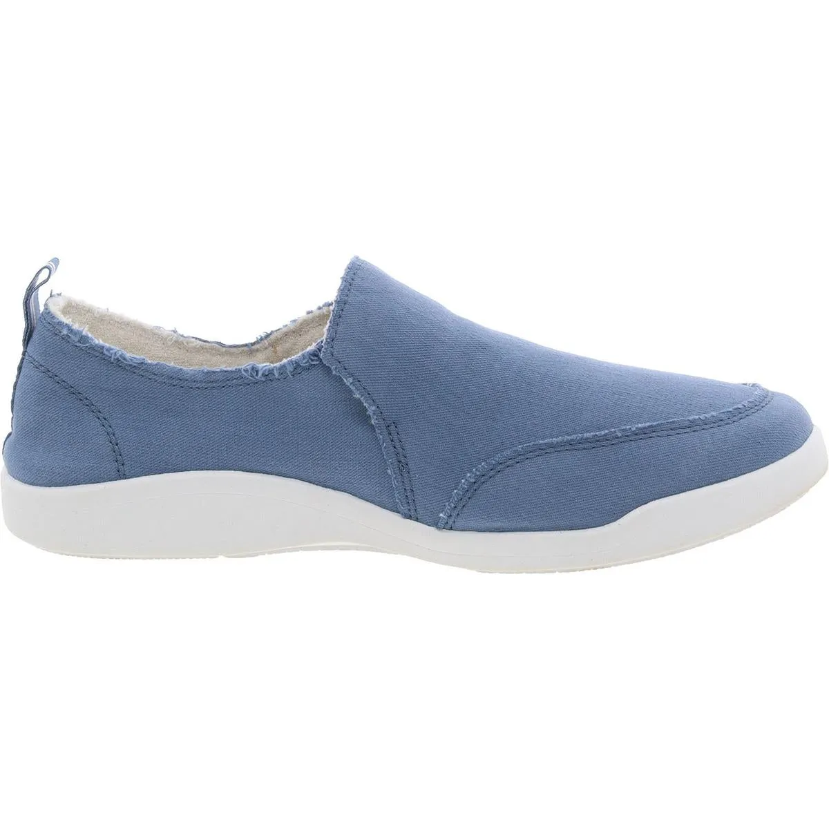 Malibu Womens Frayed Lifestyle Slip-On Sneakers
