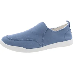 Malibu Womens Frayed Lifestyle Slip-On Sneakers