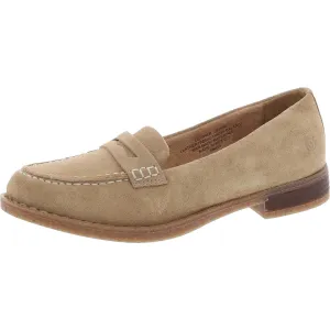 Marlo Womens Padded Insole Faux Suede Loafers