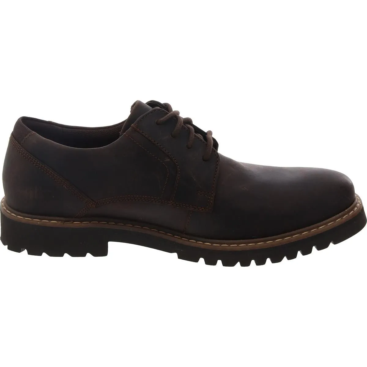 Maverick Mens Lace-Up Leather Oxfords