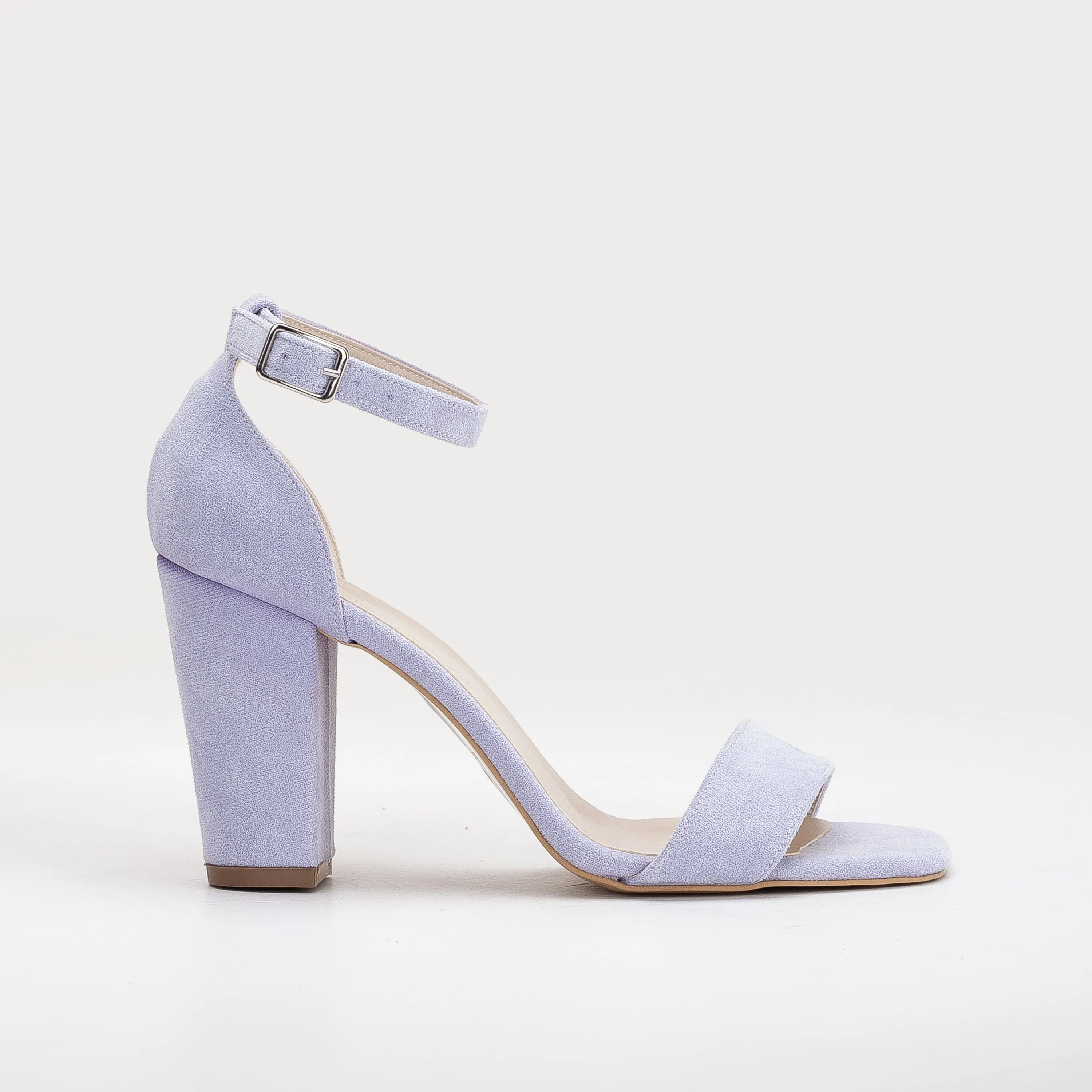 Melissa Vegan Suede Pearl Heeled Sandals | Lilac