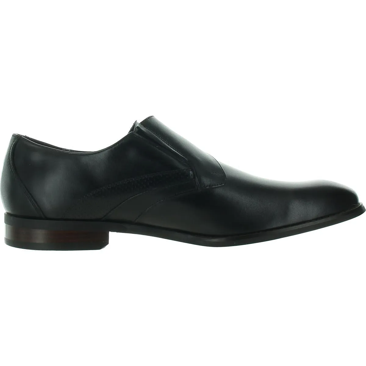 Mens Buckle Leather Oxfords