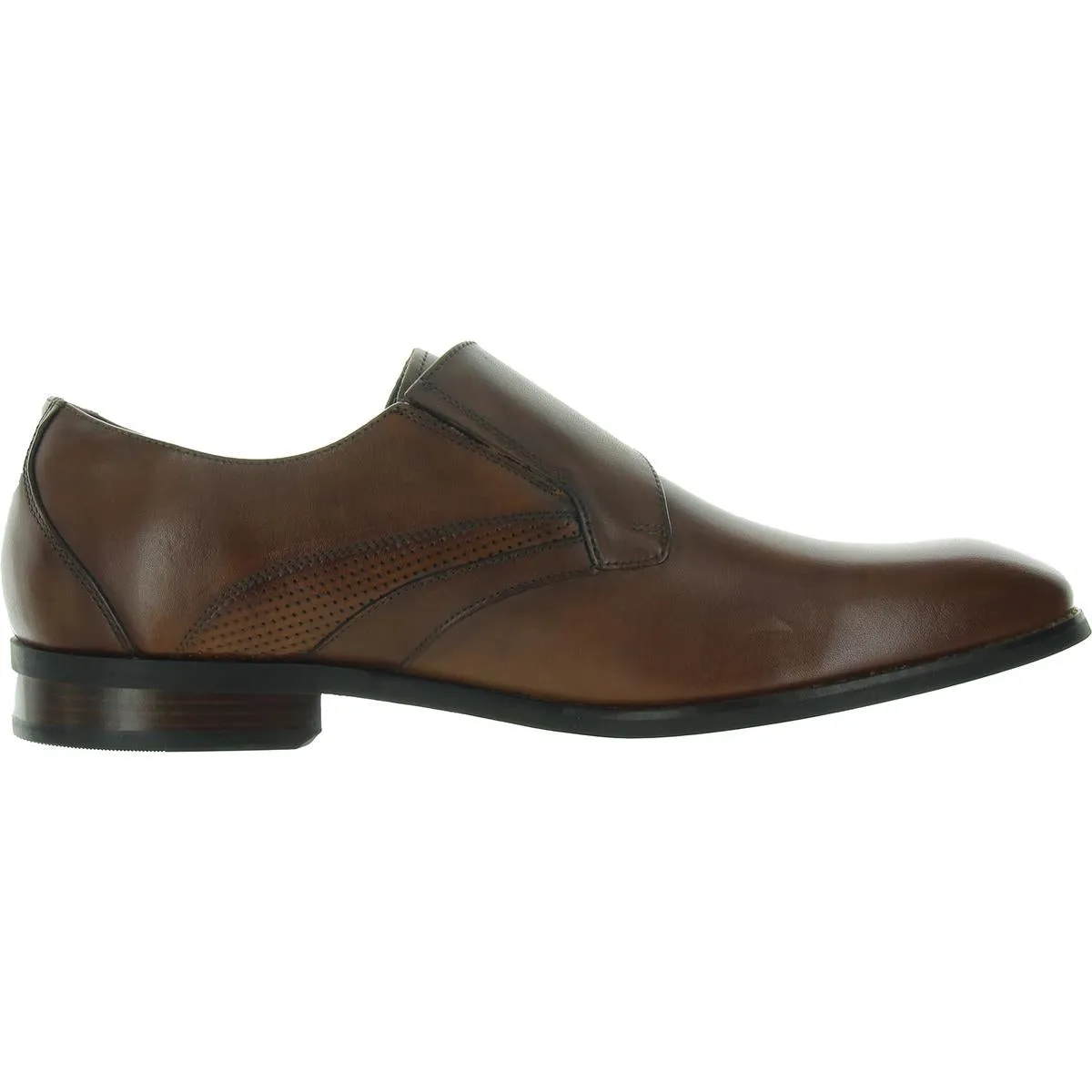 Mens Buckle Leather Oxfords