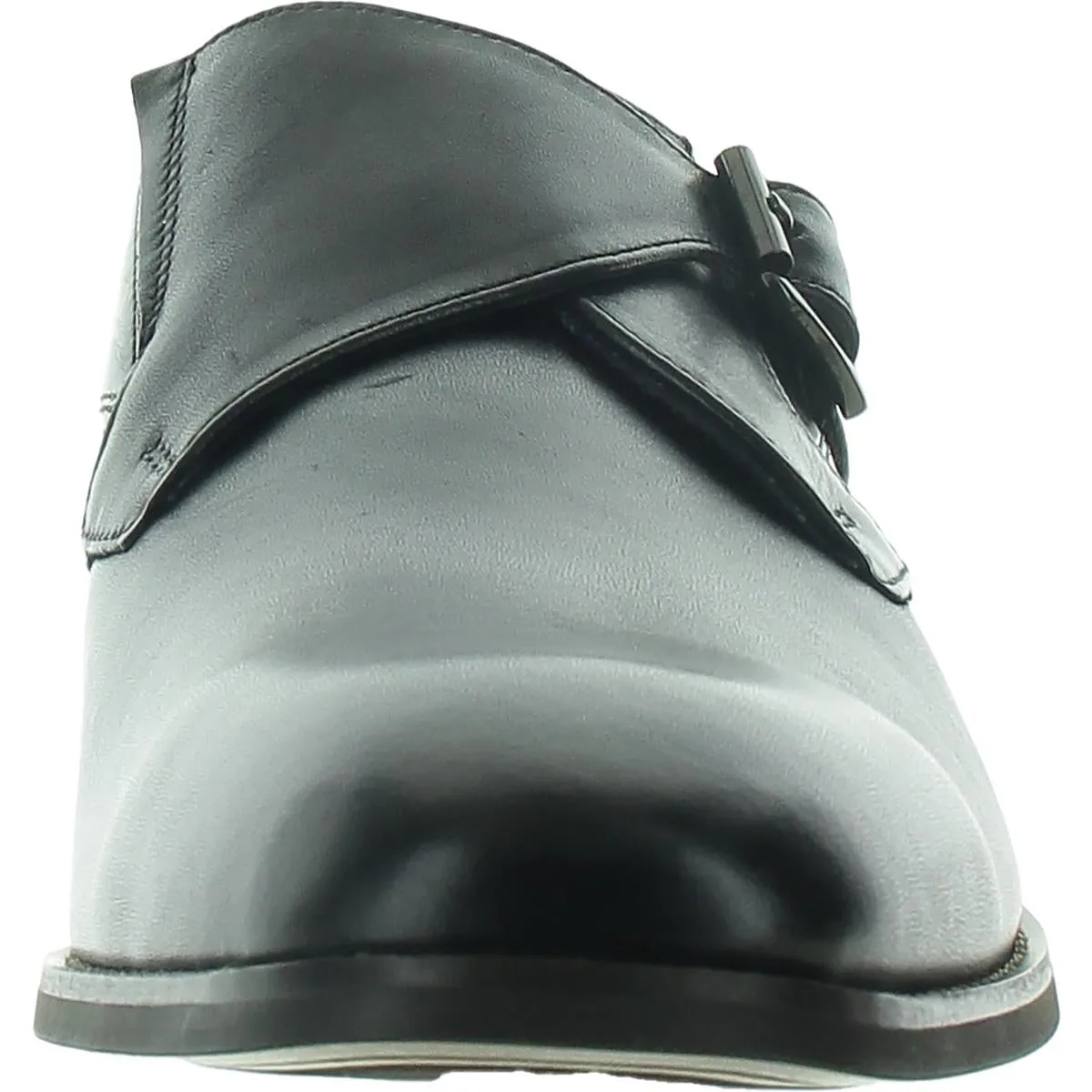 Mens Buckle Leather Oxfords