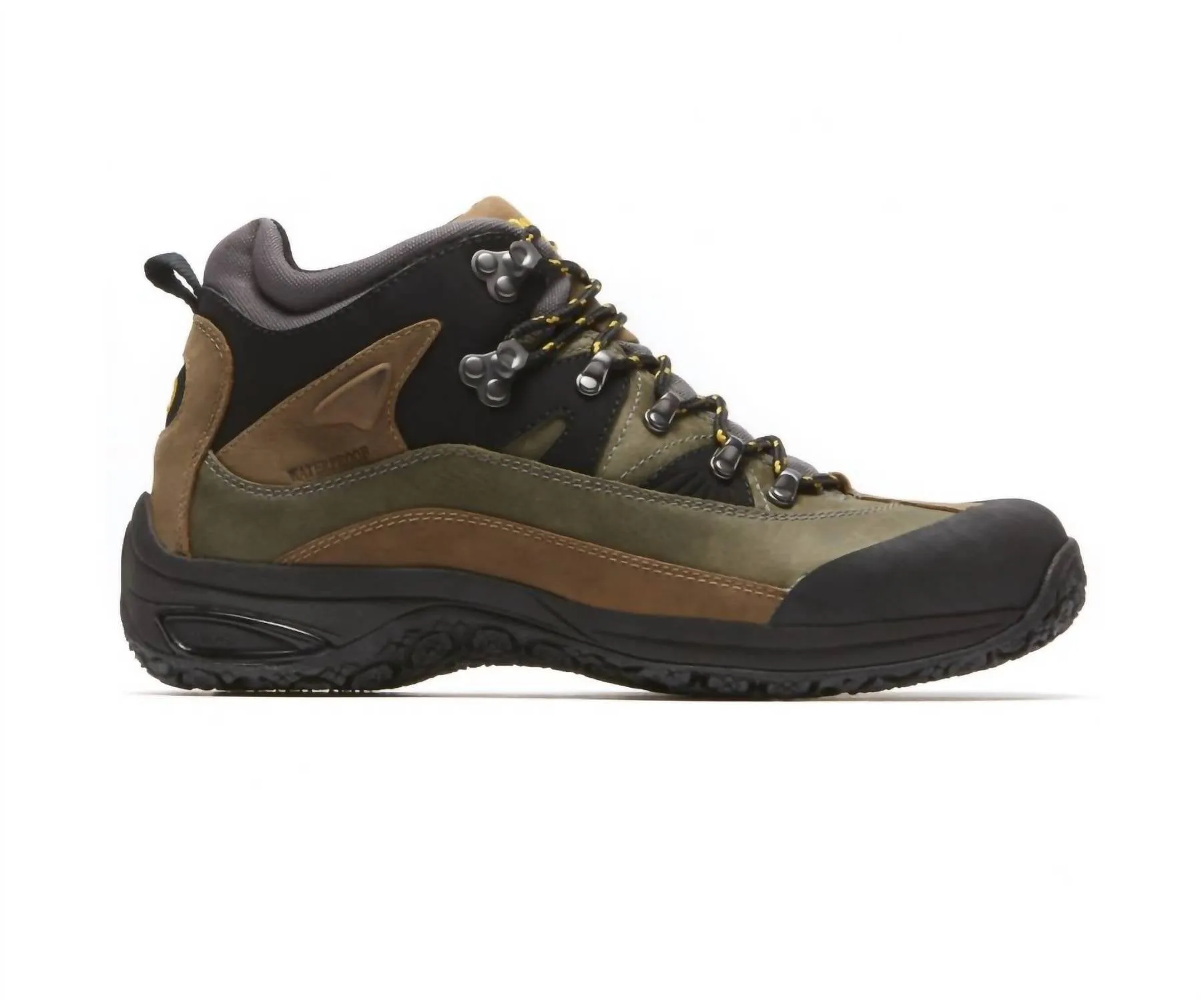 Men's Cloud Waterproof Boot In Green/grey