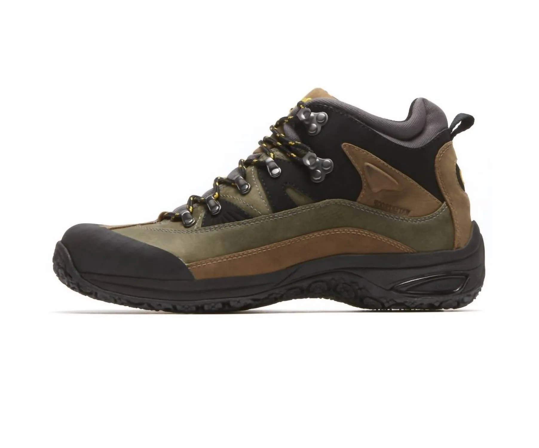 Men's Cloud Waterproof Boot In Green/grey