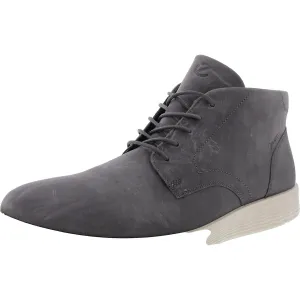 Mens Cushioned Footbed Leather Oxfords