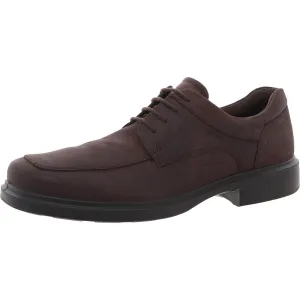 Mens Cushioned Footbed Leather Oxfords