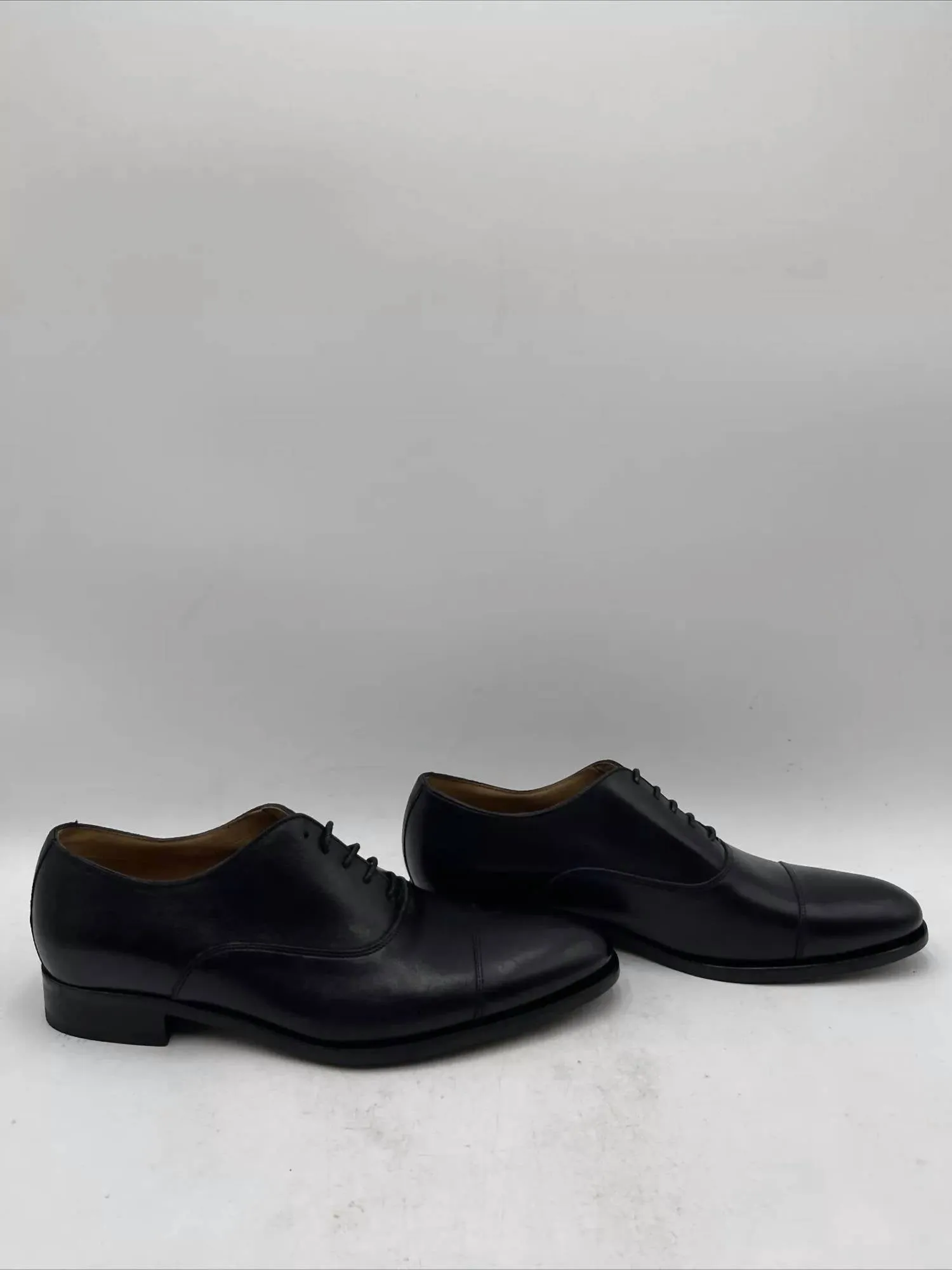 Men's Forley Cap-Toe Leather Oxfords In Black Luc