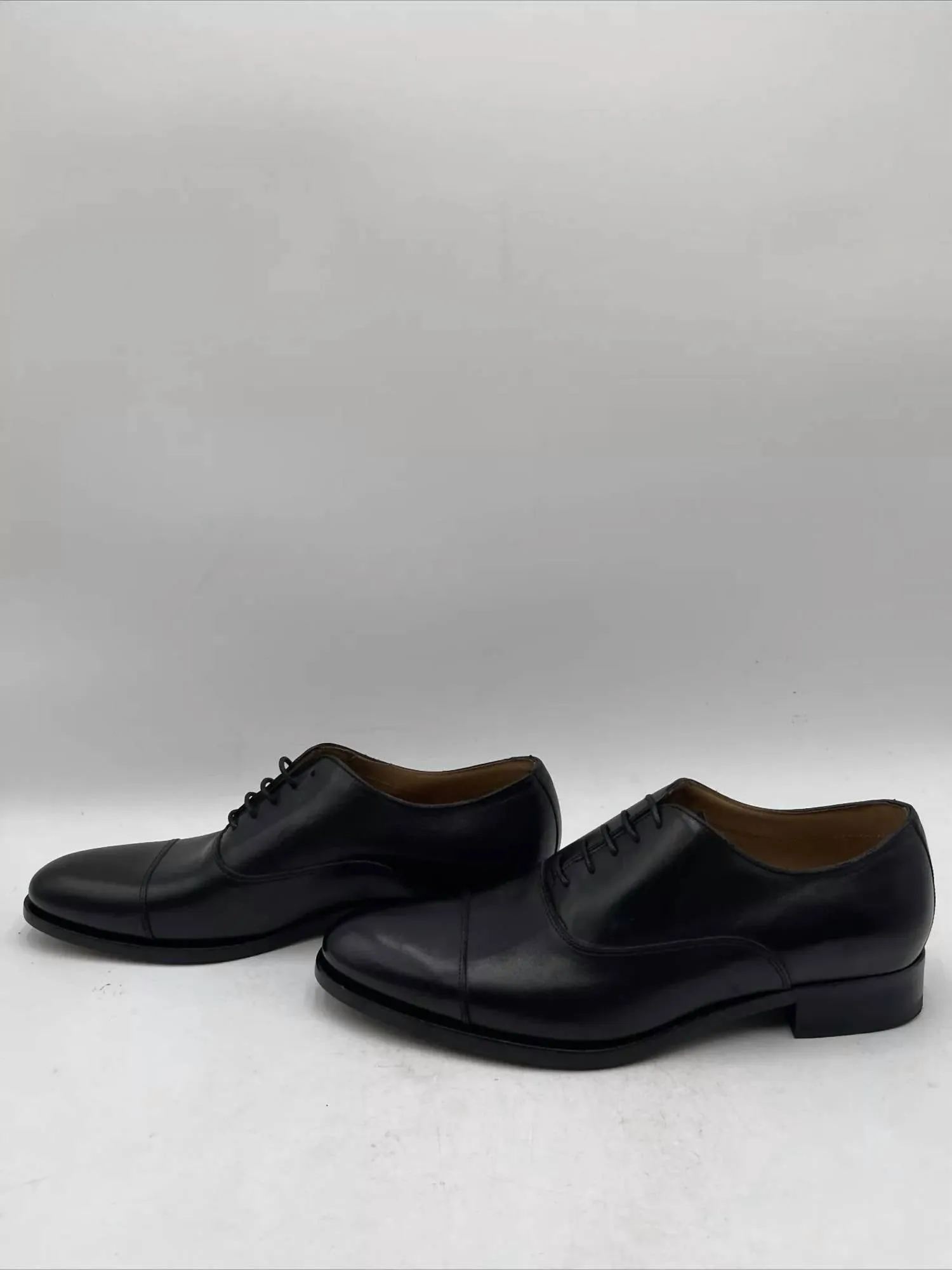 Men's Forley Cap-Toe Leather Oxfords In Black Luc