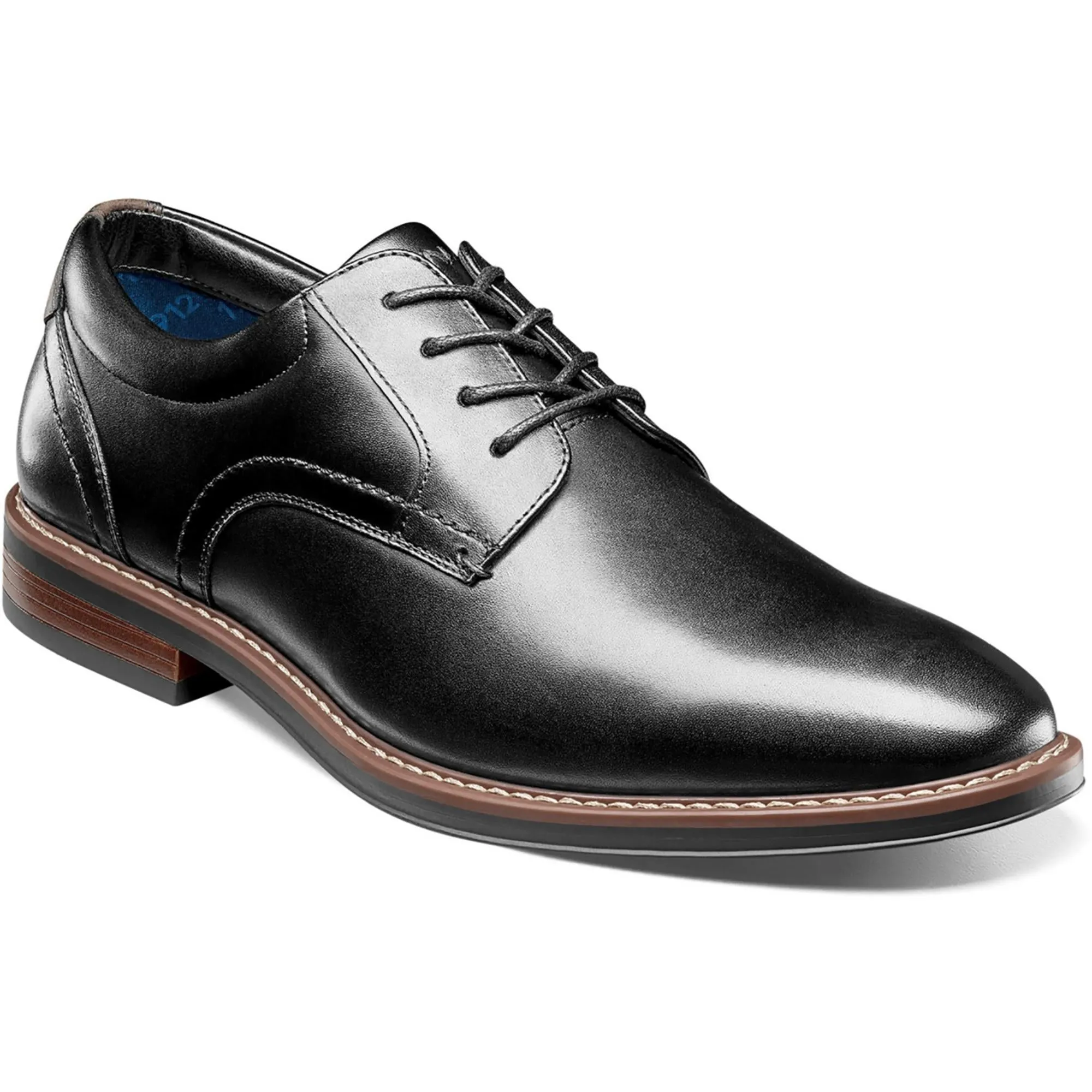Mens Lace Up Almond Toe Oxfords
