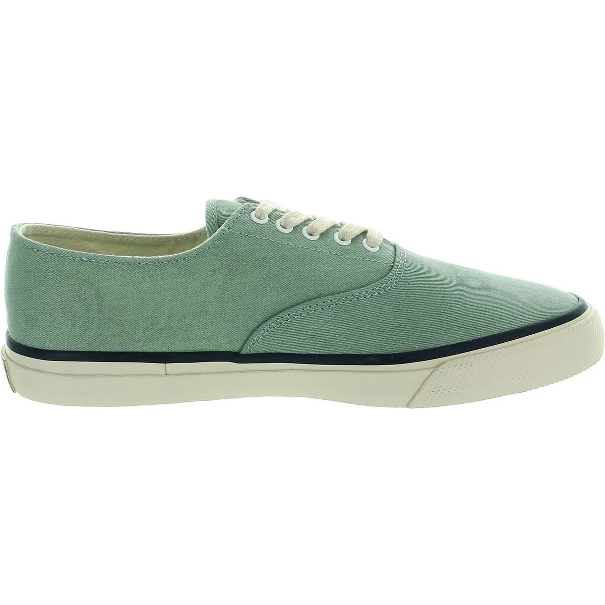 Mens Lace-Up Canvas Boat Shoes