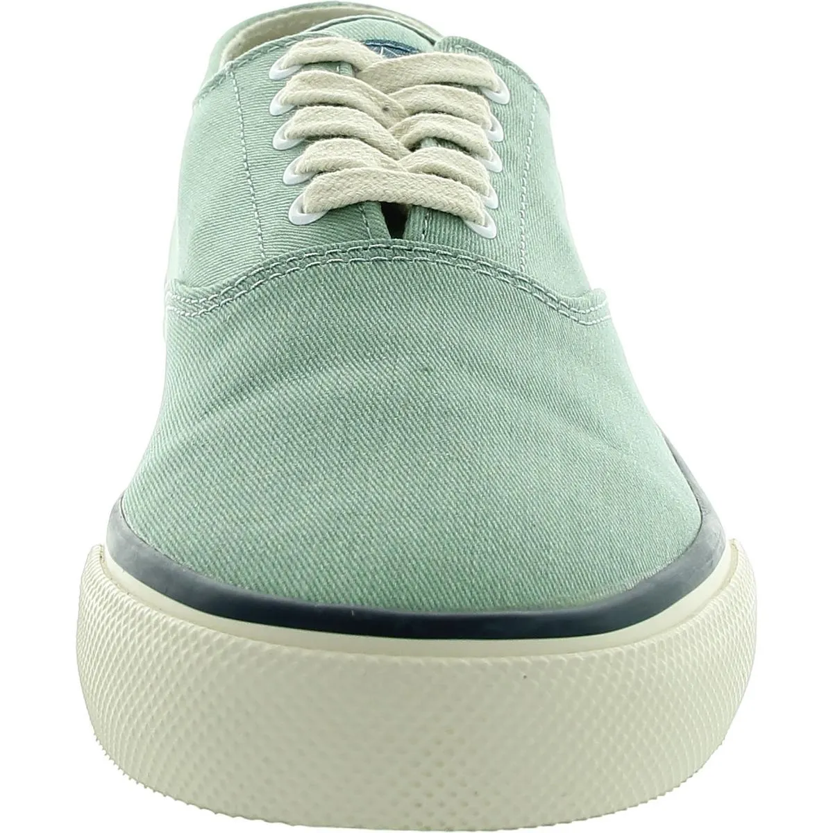 Mens Lace-Up Canvas Boat Shoes