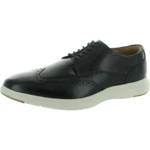 Mens Lace-Up Leather Oxfords