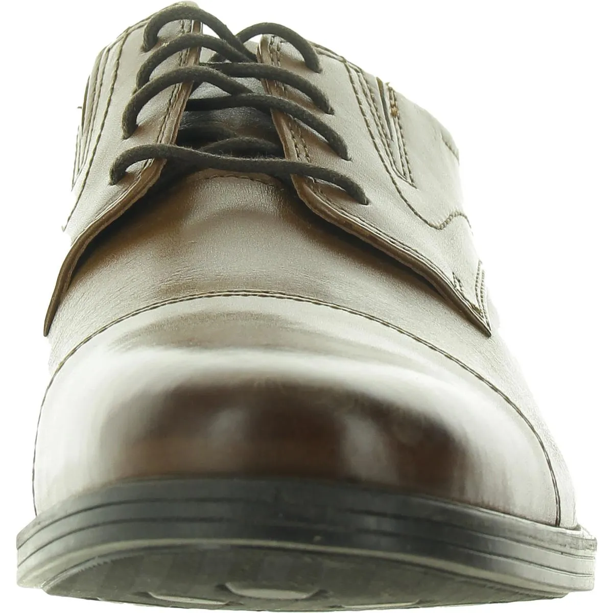 Mens Laceless Leather Oxfords