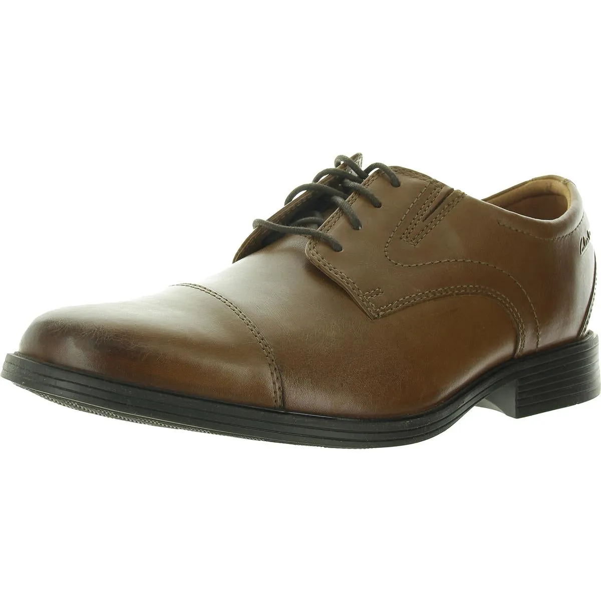 Mens Laceless Leather Oxfords
