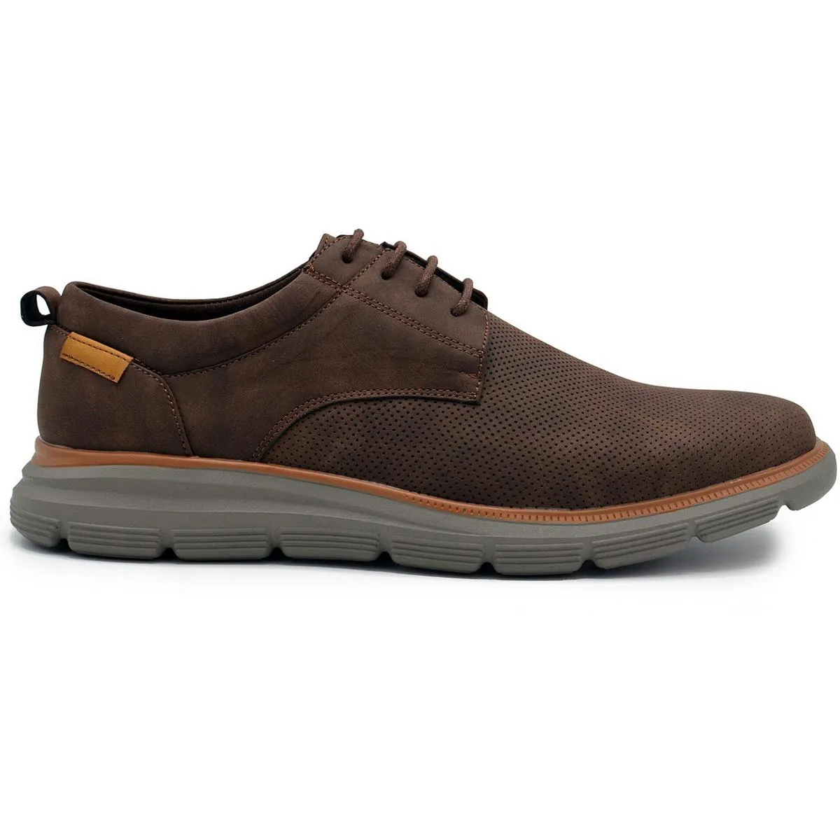 Mens Laser Cut Synthetic Oxfords