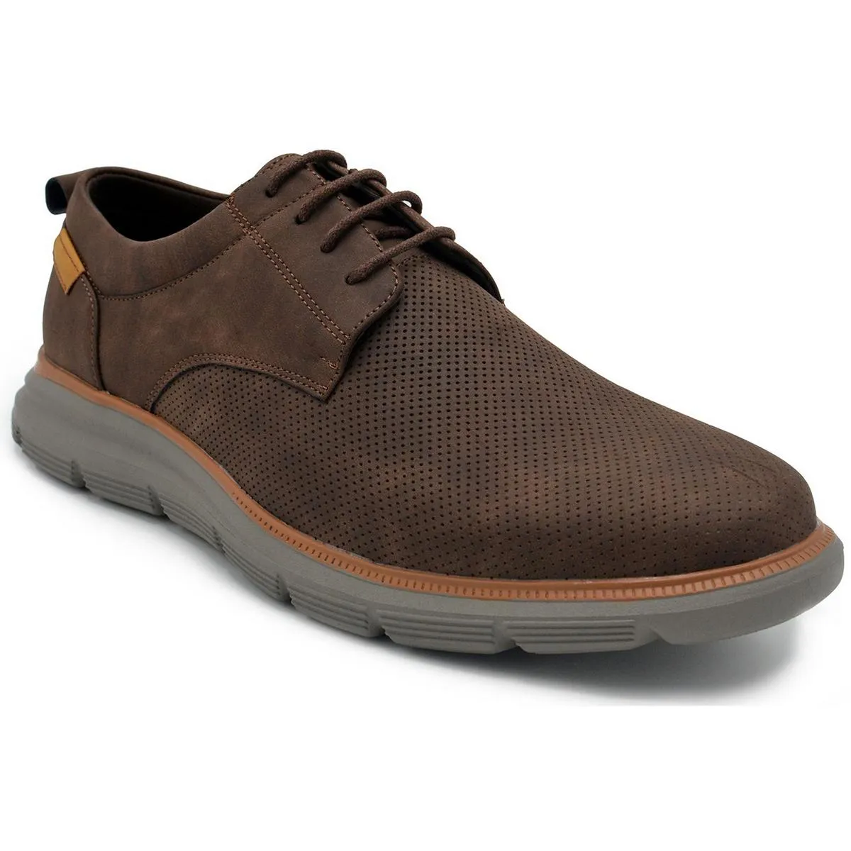 Mens Laser Cut Synthetic Oxfords