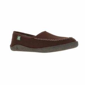Men's Leanback Slip On Slipper In Dark Brown