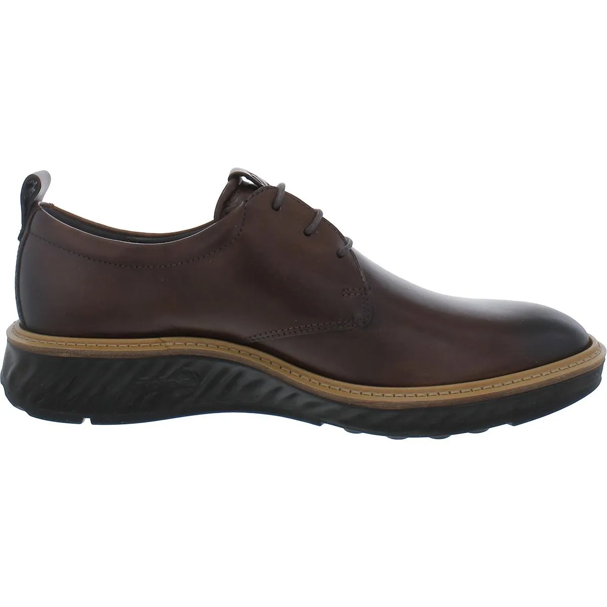 Mens Leather Lace-Up Oxfords