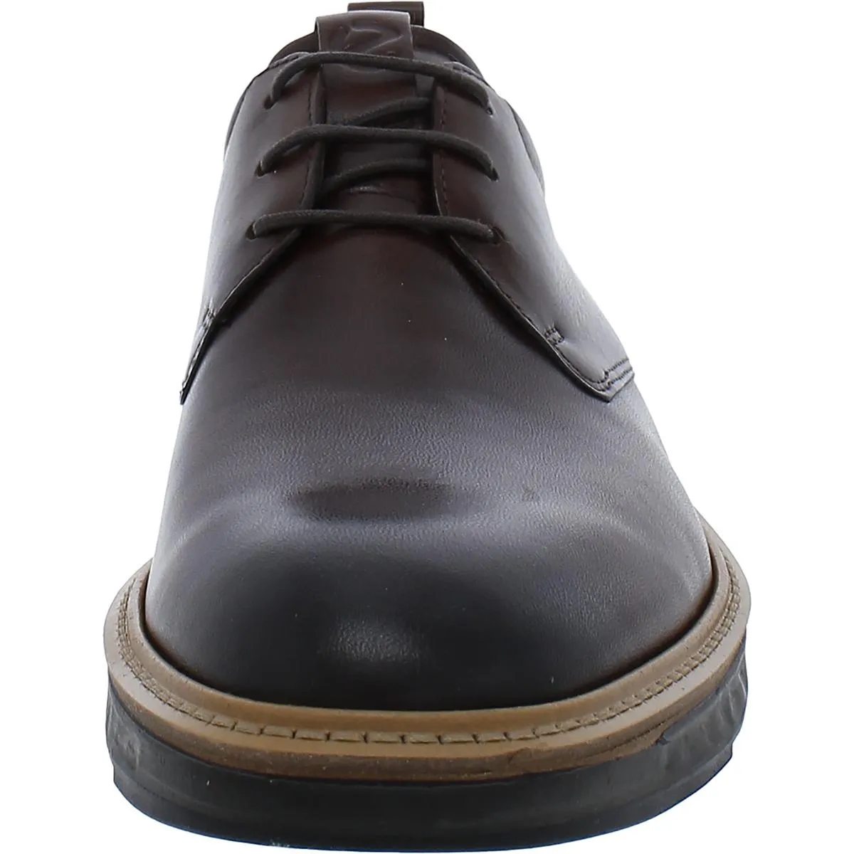 Mens Leather Lace-Up Oxfords