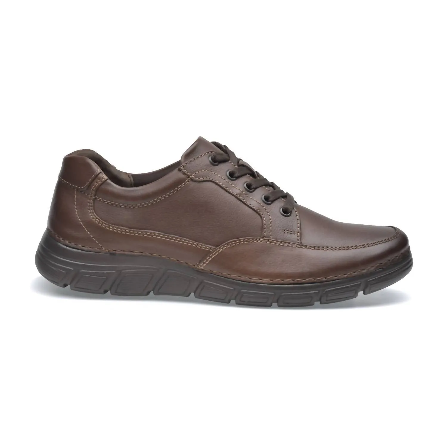 Men's Leather Oxfords Rock In Barista Brown