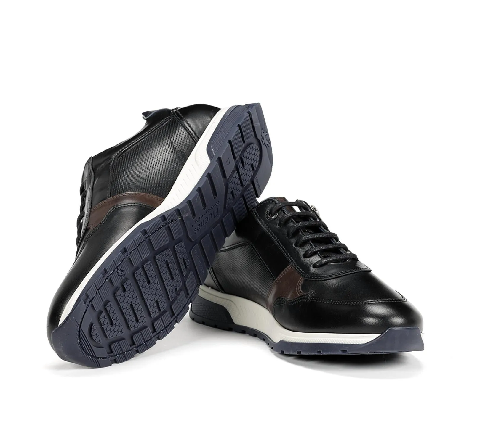 Men's Louis Zip Tie Sneaker Shoes In Black