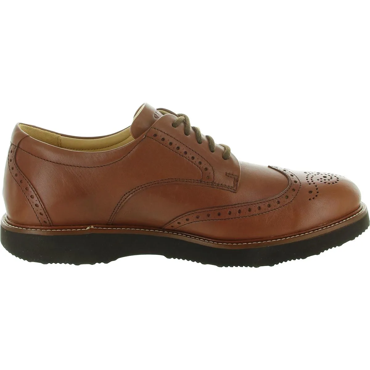 Mens Perforated Leather Oxfords