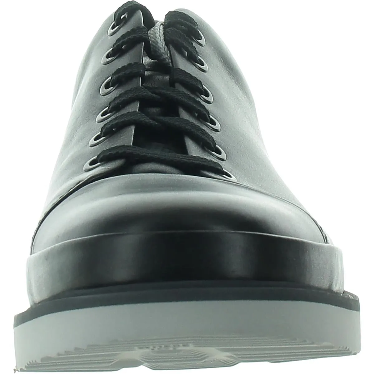 Mens Solid Leather Oxfords