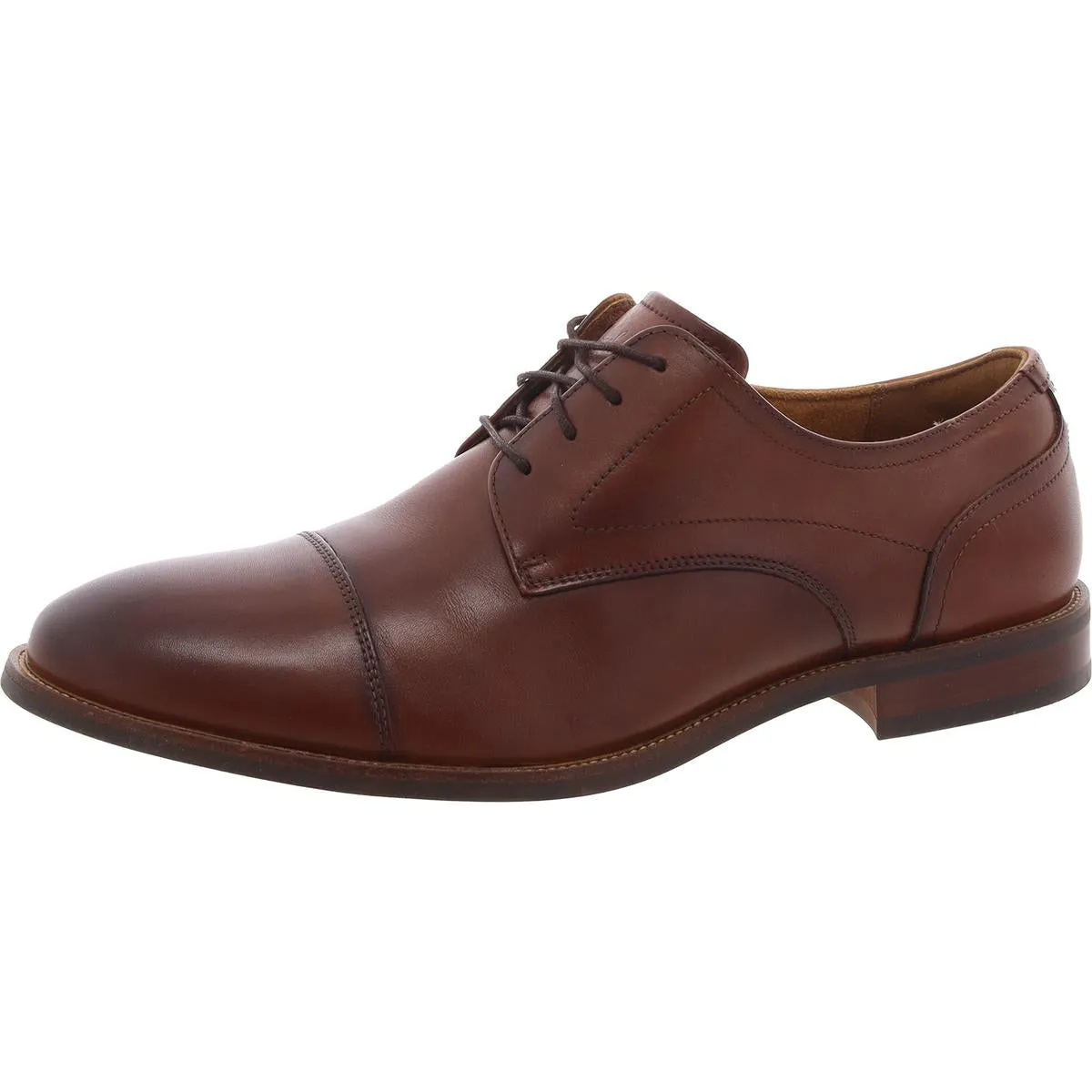 Mens Toe Cap Leather Oxfords