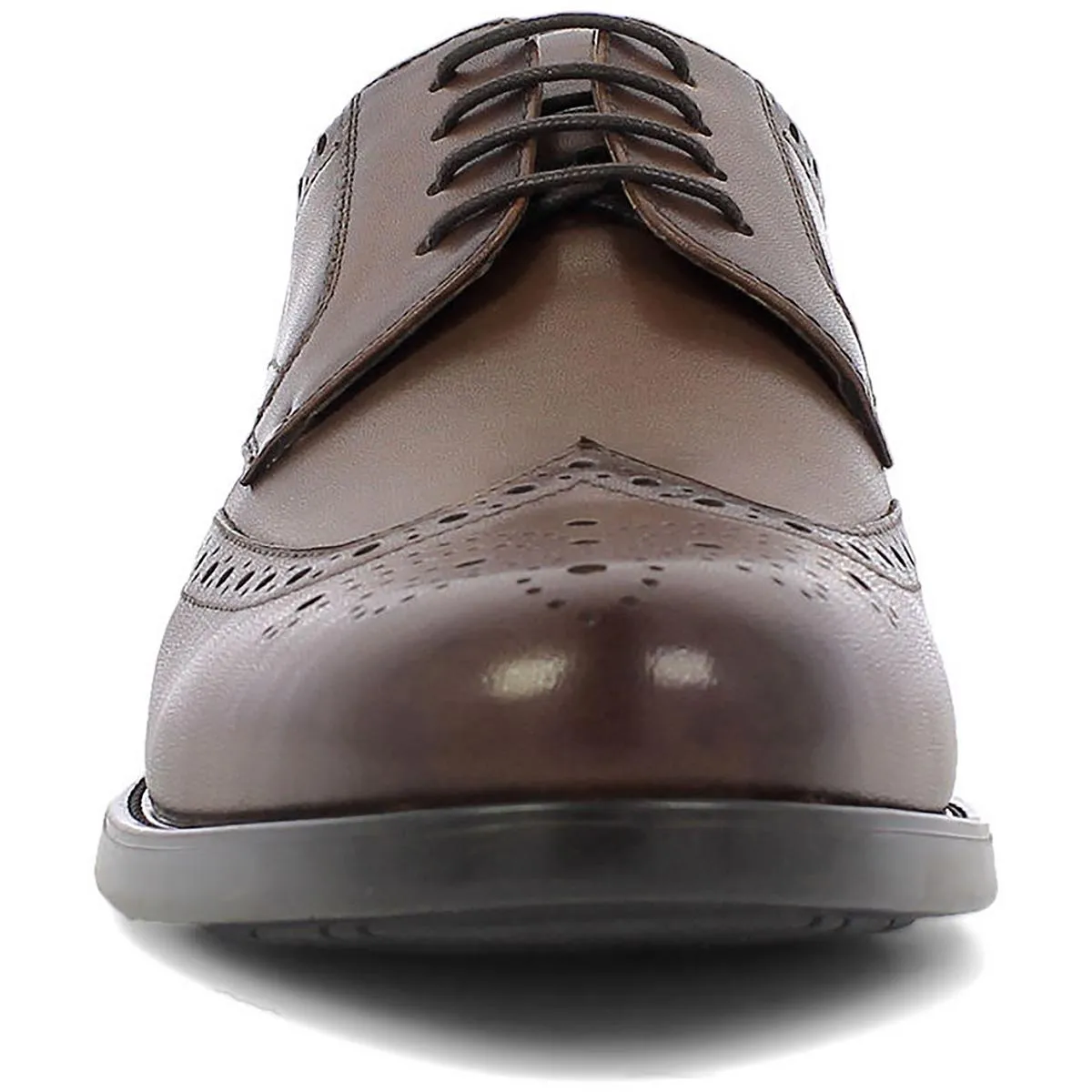 Midtown Mens Leather Lace-Up Oxfords