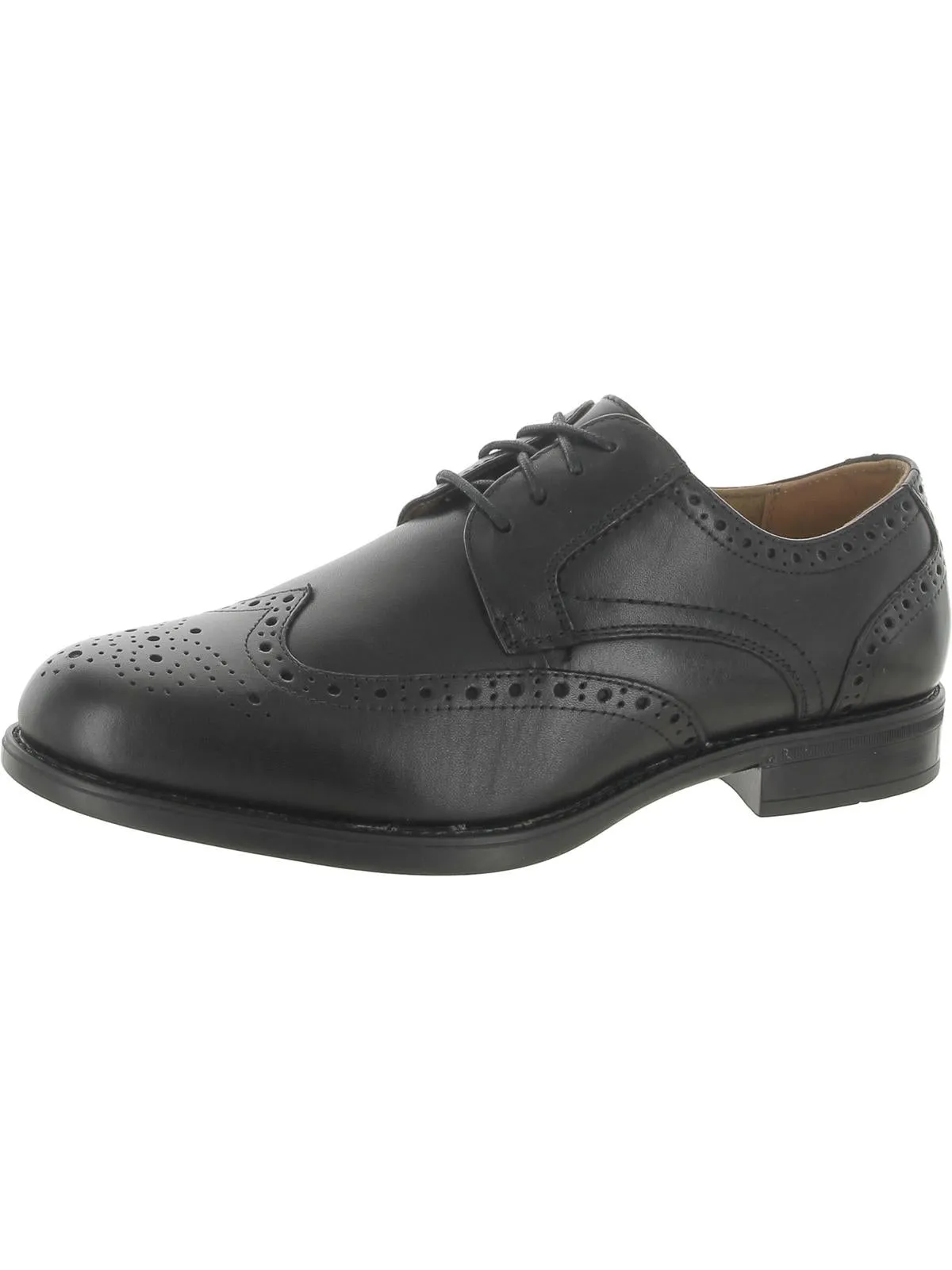 Midtown Mens Leather Lace-Up Oxfords