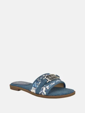 Milara Floral Beach Slide