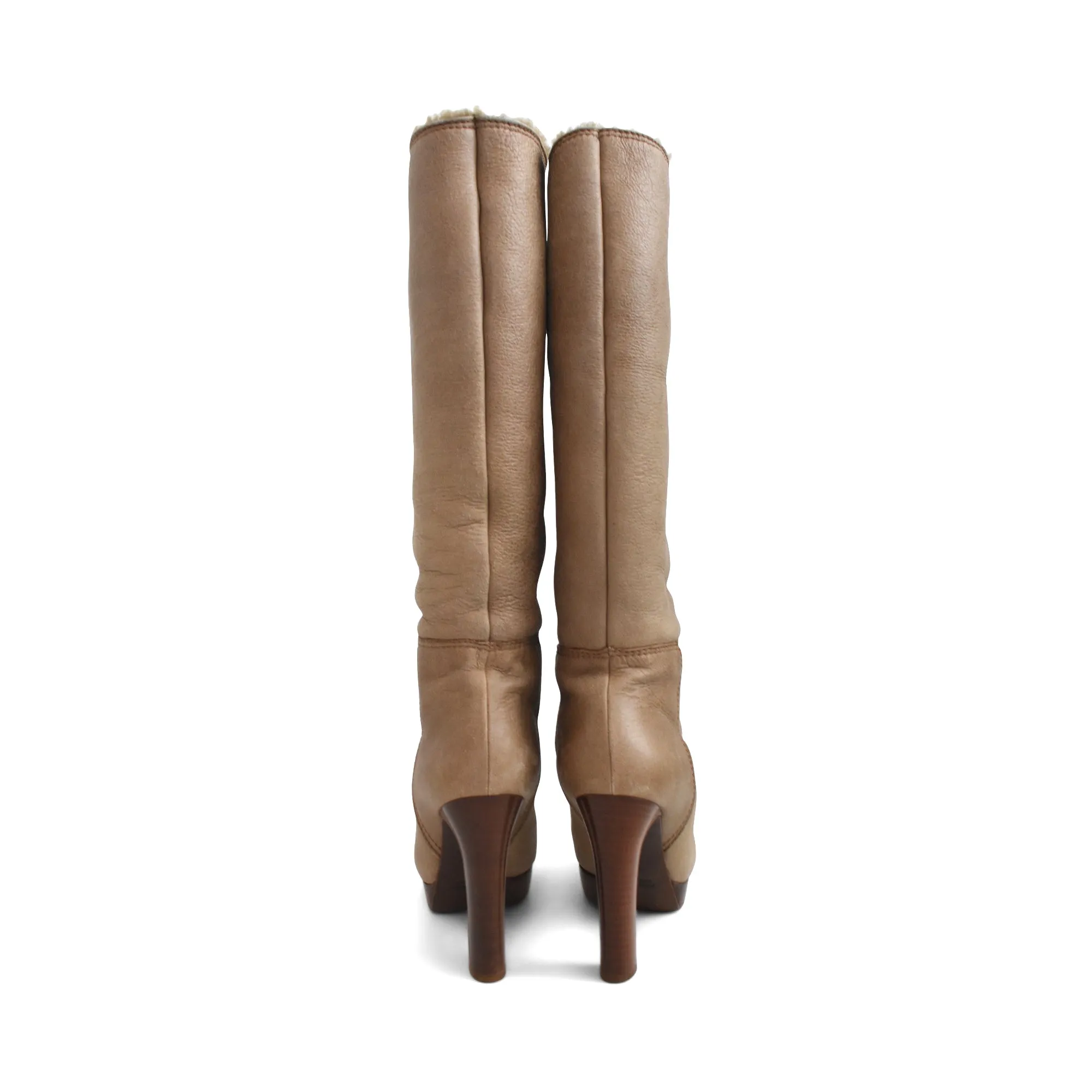 Miu Miu Leather Boots - Women's 38 EU