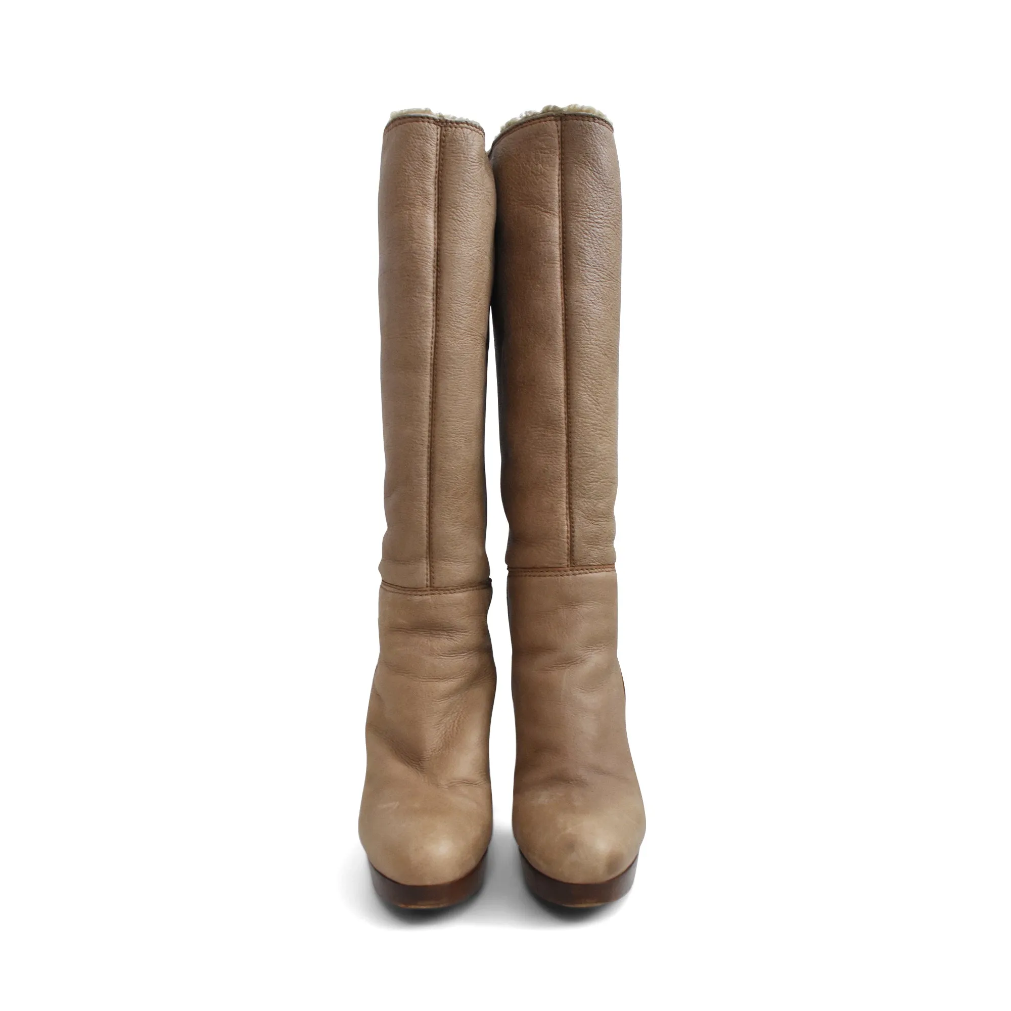 Miu Miu Leather Boots - Women's 38 EU
