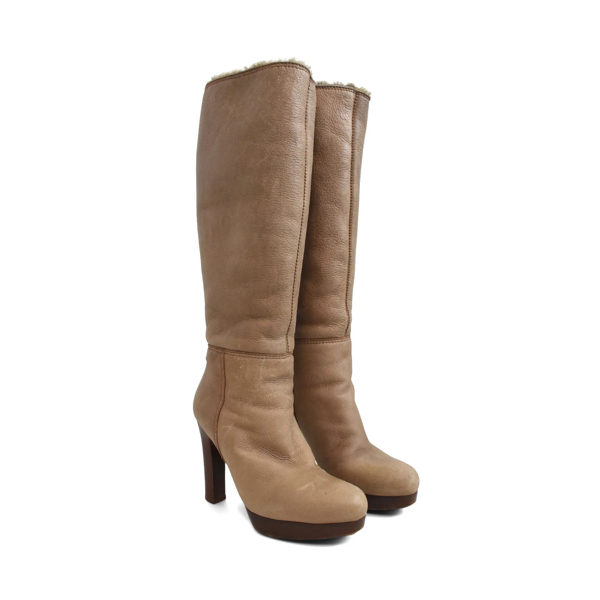 Miu Miu Leather Boots - Women's 38 EU