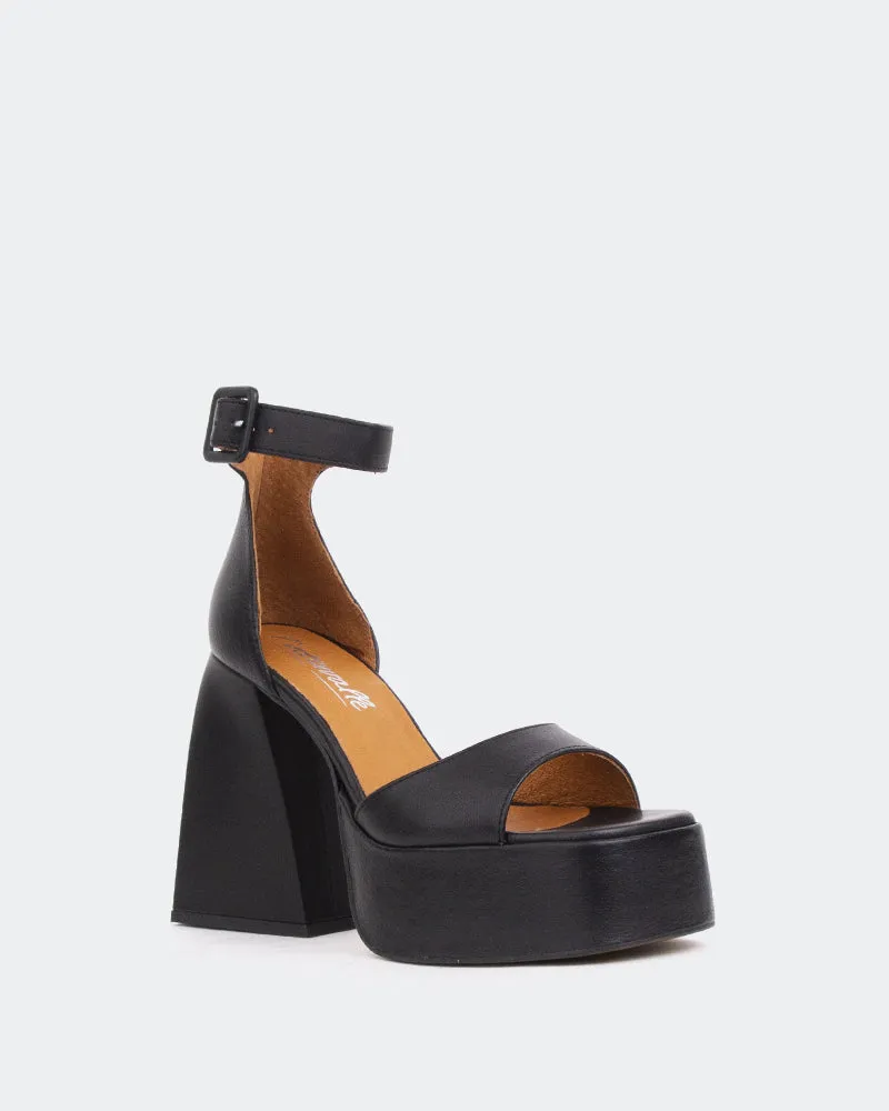 Moore, Black Leather/Cuir Noir