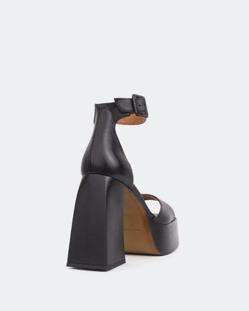 Moore, Black Leather/Cuir Noir
