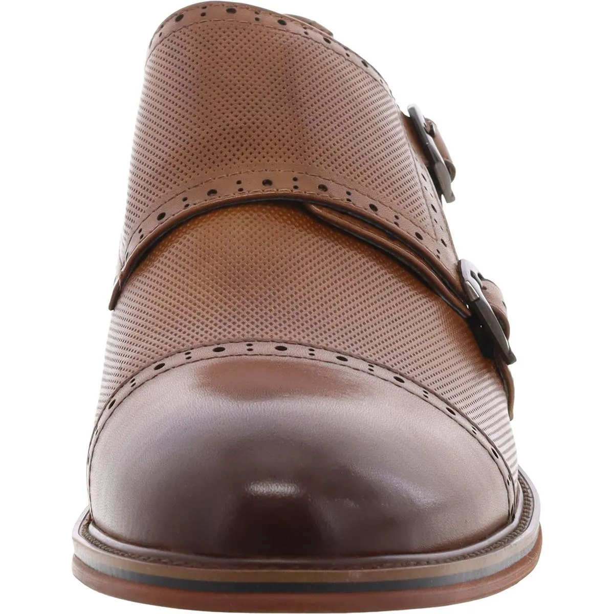 Morgan Mens Leather Laceless Oxfords