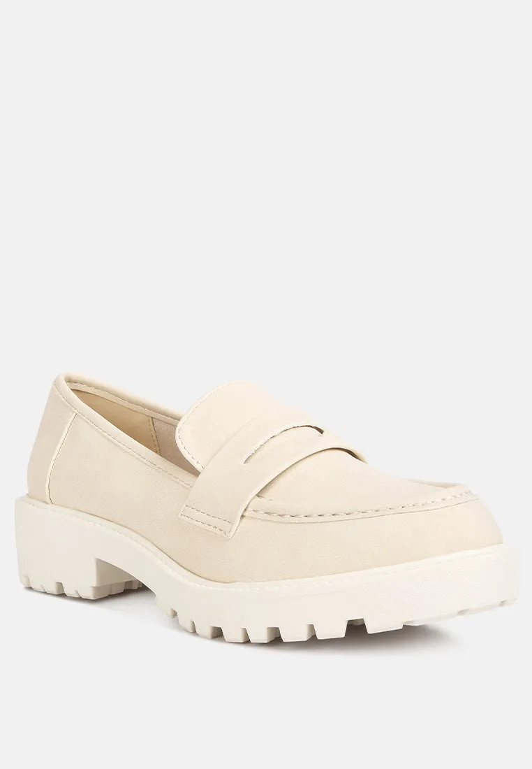 mosly semi casual lug loafer