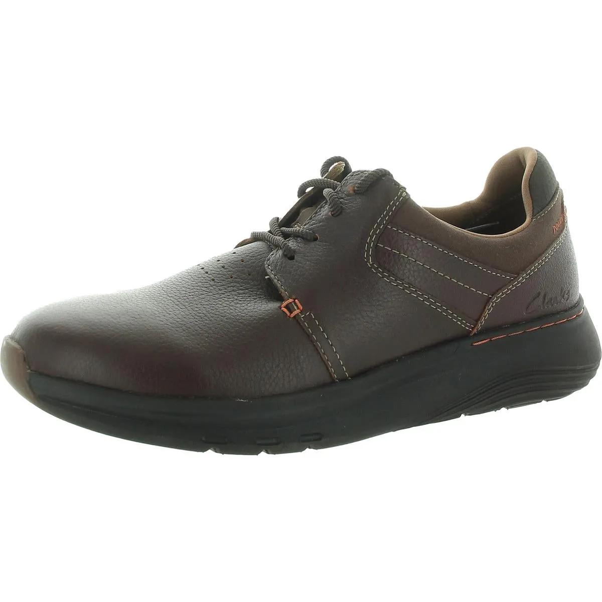 Motion Mens Lace-Up Leather Derby Shoes